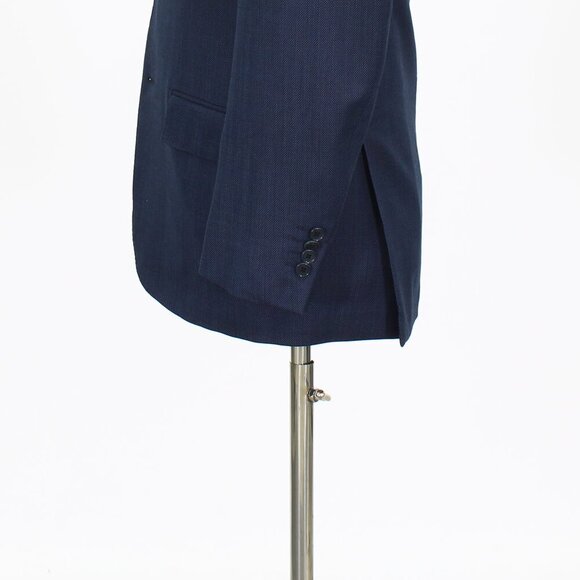 United Arrows 38S Navy Solid 3-Button Sport Coat Blazer Jacket P373 - Picture 8 of 11